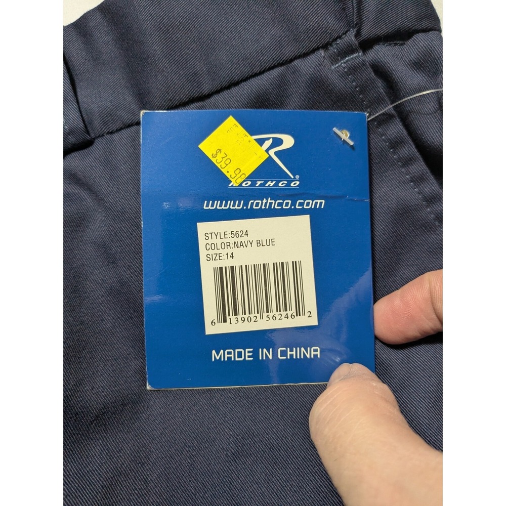 ROTHCO Women Size 14 Navy Blue Cotton Poly E.M.T. Pants NEW - Picture 14 of 16